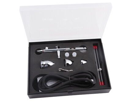 Airbrush pistoolset Fengda FE-183K(BD-183K) met 0,3-0,5-0,8 mm nozzle