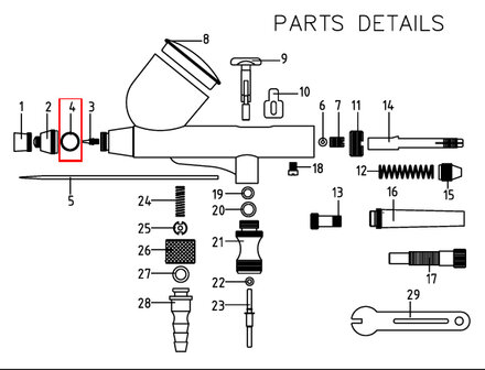 O-Ring for Nozzle Cap(130X)