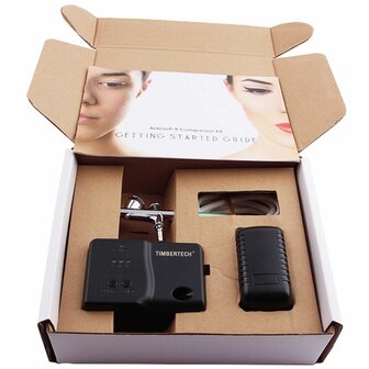 UK Plug-Timbertech Airbrush Basic Makeup System MK-100 