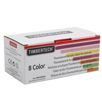Timbertech  Acrylic FluorescentvPaint-8 Colors(30ML)