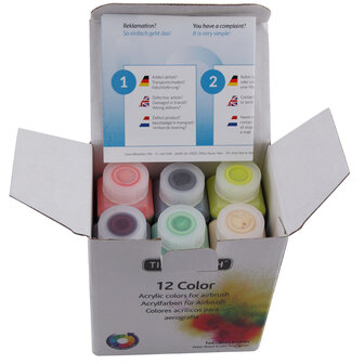 Timbertech  Acrylic Paint-12 Colors(30ML)