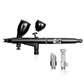 Airgoo Hochwertig &amp; Deluxe Doppelte Aktion &amp; Schwerkraft-Airbrush AG-103 f&uuml;r Airbrush Master