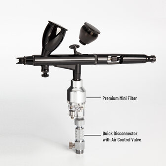 Airgoo High-End &amp; Deluxe Double-Action &amp; Gravity-Type Airbrush AG-103 for Airbrush Master