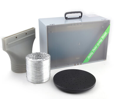 Draagbare Airbrush spuitcabine spray box met afzuiging Fengda BD-512A