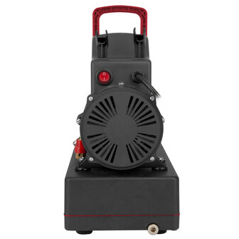 Airgoo Premie Aibrush-compressor met supermacht dubbele koelventilatoren AG-436 &amp; Corrosiebestendige aluminium luchttank (2,5 l)