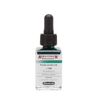 Schmincke Aero Color airbrushverf 28ml 500 Phthalo green