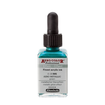 Schmincke Aero Color airbrushverf 28ml 905 AERO METALLIC green