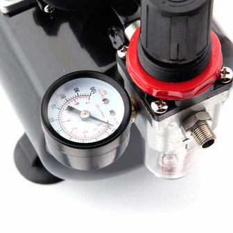UK Plug Fengda Airbrush Kompressor mit dem Druckbeh&auml;lter AS-186(FD-186))
