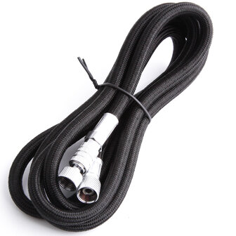 Airbrush hose black with quick coupling Fengda BD-30  5m - G1/8-G1/8