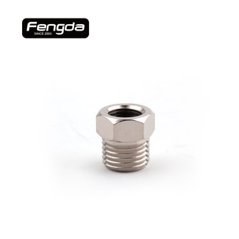 Airbrush reducer / fitter Fengda BD-A5: internal thread 1/8 - male thread G1/4