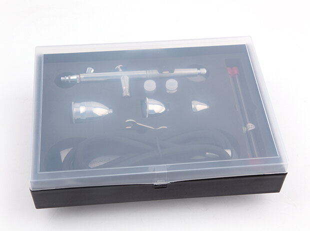 Airbrush pistoolset Fengda FE-183K(BD-183K) met 0,3-0,5-0,8 mm nozzle