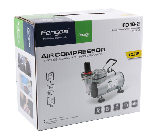 Mini Airbrush Kompressor Fengda AS18-2(FD18-2)