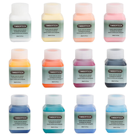 Timbertech  Acrylic Paint Ⅱ-12 Colors(30ML)