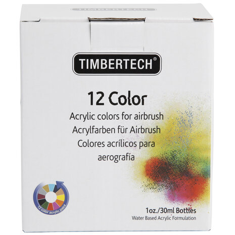 Timbertech  Acrylic Paint Ⅱ-12 Colors(30ML)