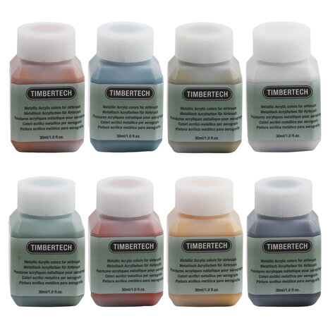 Timbertech  Acrylic Metallic Paint-8 Colors(30ML)