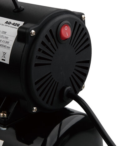Airgoo Premium Aibrush Compressor AG-426 with Superpower Double Cooling Fans and Air Tank