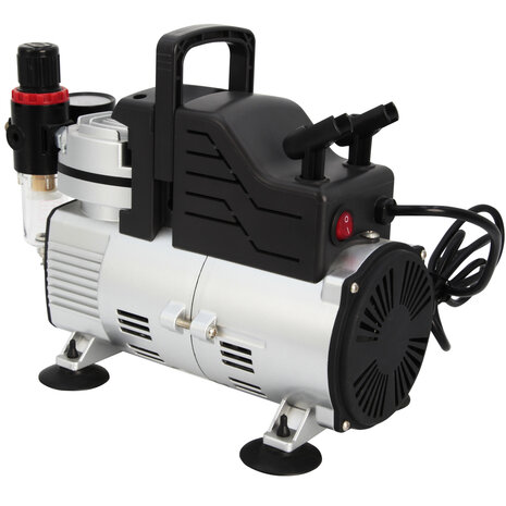 Airgoo Premium Aibrush Compressor with Superpower Twin Cooling Fans AG-420B