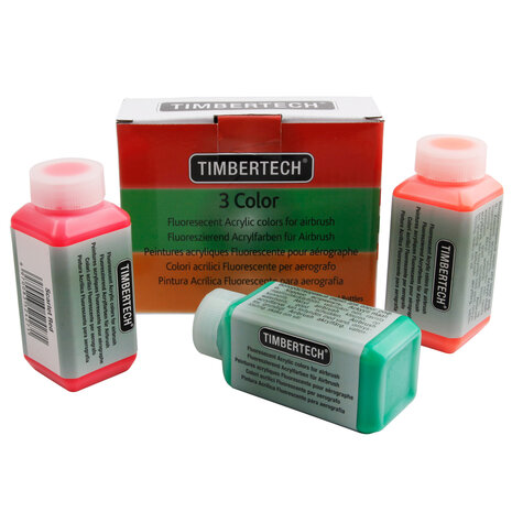 Timbertech Airbrushfarbe-3 Farbe(100ML)