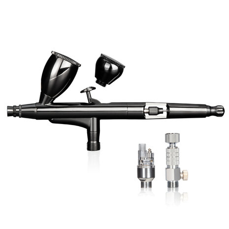 Airgoo Hochwertig & Deluxe Doppelte Aktion & Schwerkraft-Airbrush AG-104 für Airbrush Master