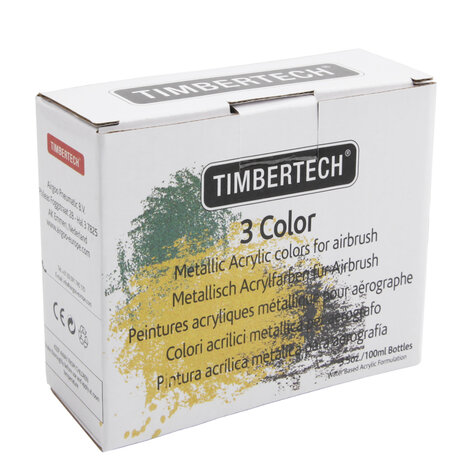 Timbertech Airbrush Metallisch farbe-3 Farbe(100ML)