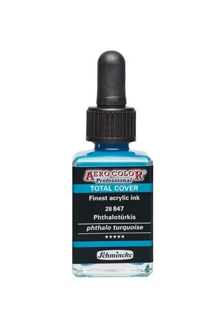 847 Phthalo Turquoise Schmincke Aero Color Total Cover airbrushverf 28ml