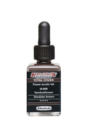 869 Vandyke Brown Schmincke Aero Color Total Cover airbrushverf 28ml