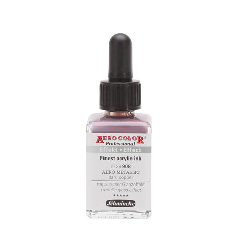 Schmincke Aero Color airbrushverf 28ml 908 AERO METALLIC dark copper