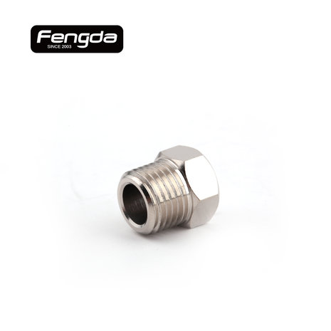 Airbrush reducer / fitter Fengda BD-A5: internal thread 1/8 - male thread G1/4
