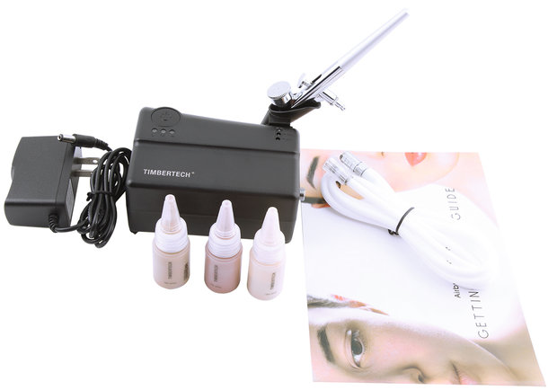 Timbertech Airbrush Pro Makeup System MK-200 mit flüssiger foundation