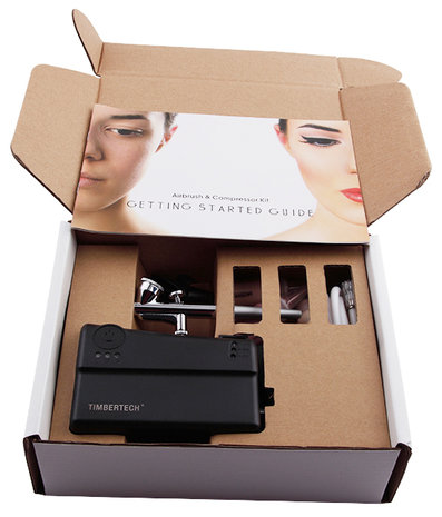 Timbertech Airbrush Pro Makeup System MK-200 mit flüssiger foundation